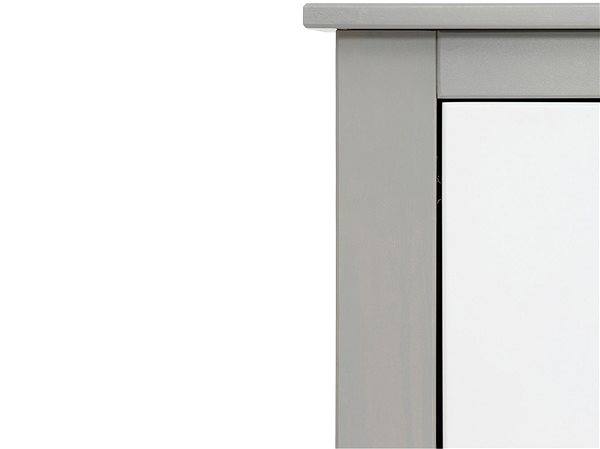 Komoda Danish Style Komoda Ari, 158 cm, biela/sivá ...