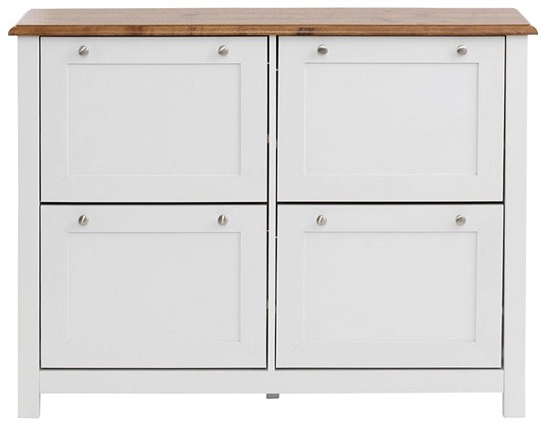 Shoe Rack Danish Style Keef Shoe Rack, 125cm, White ...