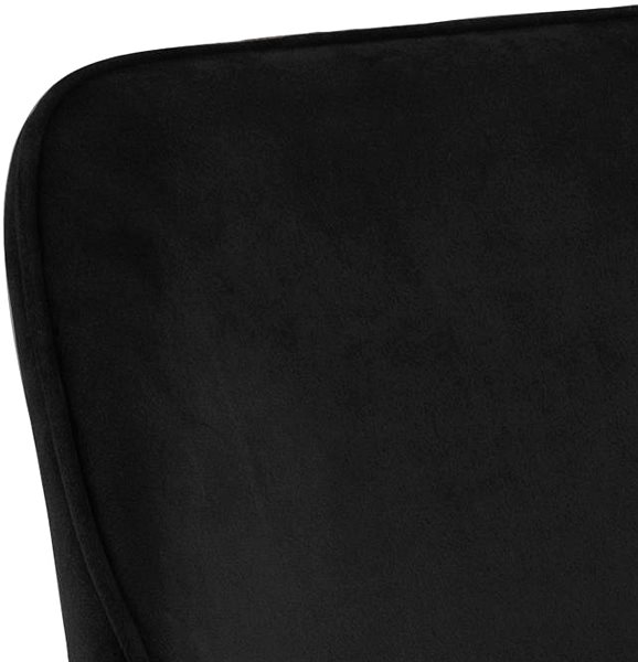 Jedálenská stolička Design Scandinavia Jedálenská stolička s podpierkami rúk Ranja (Súprava 2 ks), textil, čierna ...