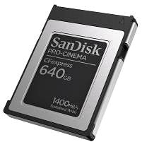 Speicherkarte SANDISK CFexpress Type B 640GB PRO-CINEMA ...