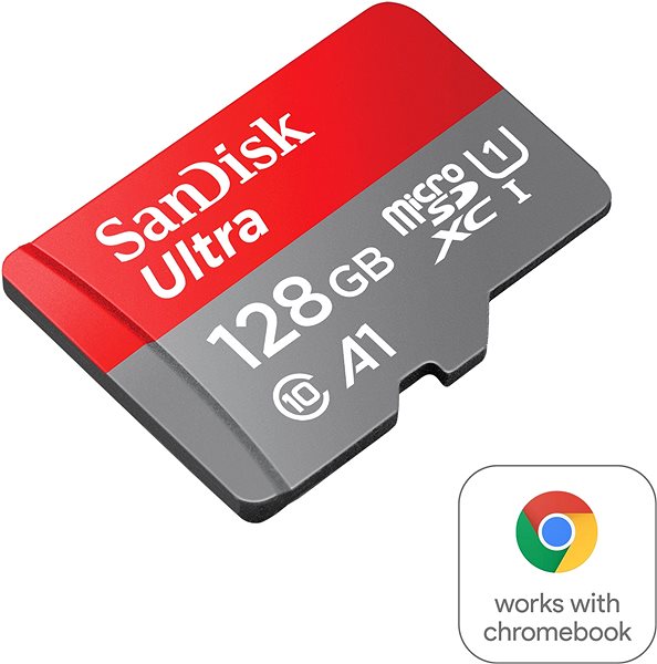 Memóriakártya SanDisk MicroSDX Ultra 128GB + SD adapter ...