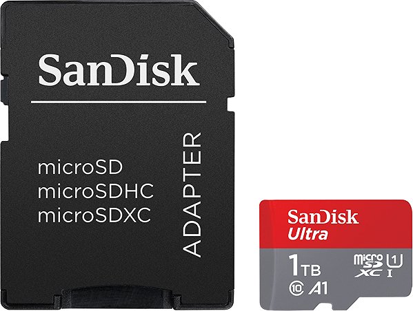 Memóriakártya SANDISK MicroSDXC Ultra 1TB + + SD adapter ...