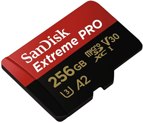 Pamäťová karta SanDisk microSDXC 256 GB Extreme Pro A2 UHS-I (V30) U3 + SD adaptér ...