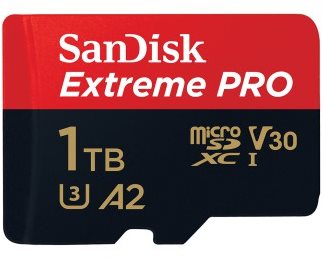 Memóriakártya SanDisk MicroSDXC 1TB Extreme Pro UHS-I A2 (V30) U3 + SD adapter ...