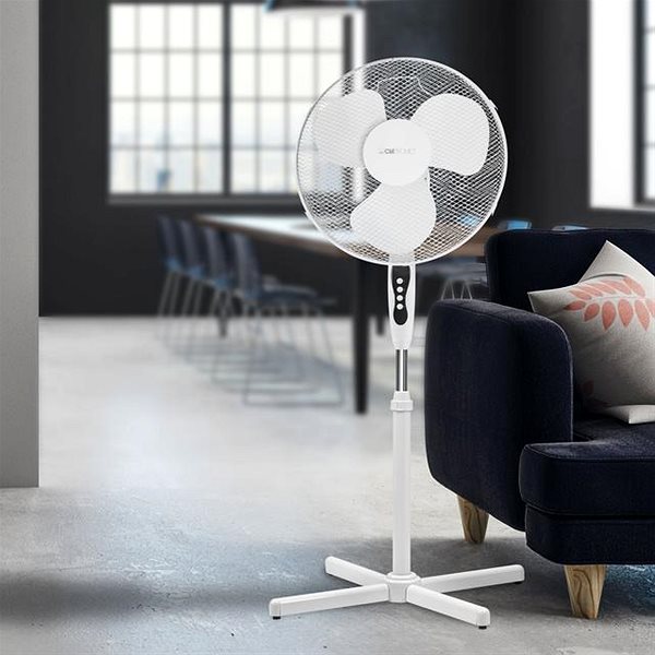 Fan Clatronic VL 3603 standing fan white ...