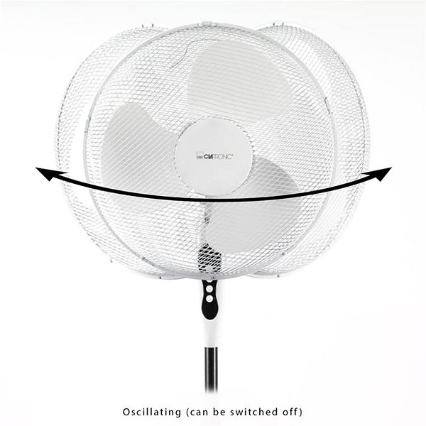 Fan Clatronic VL 3603 standing fan white ...