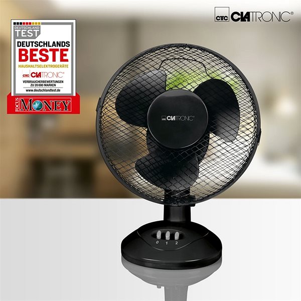 Fan Clatronic VL 3601 table fan black ...