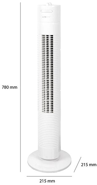 Fan Clatronic TVL 3770 standing fan white ...