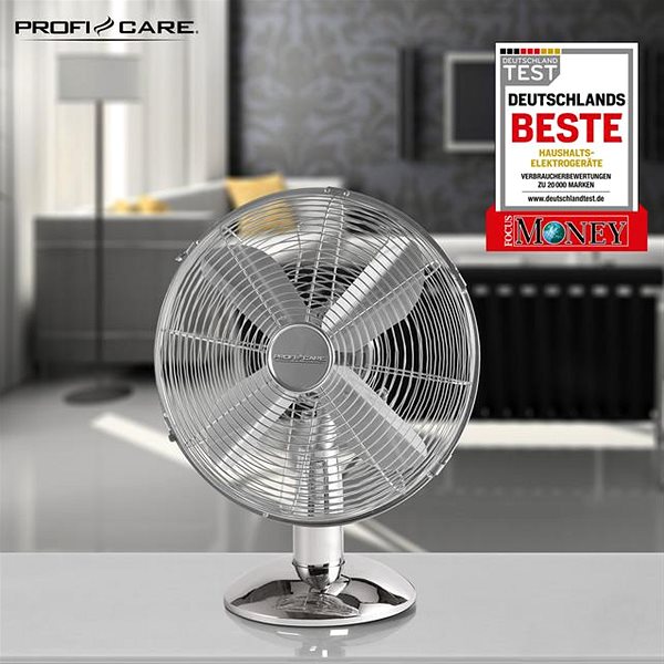 Fan ProfiCare VL 3063 stainless steel table fan ...