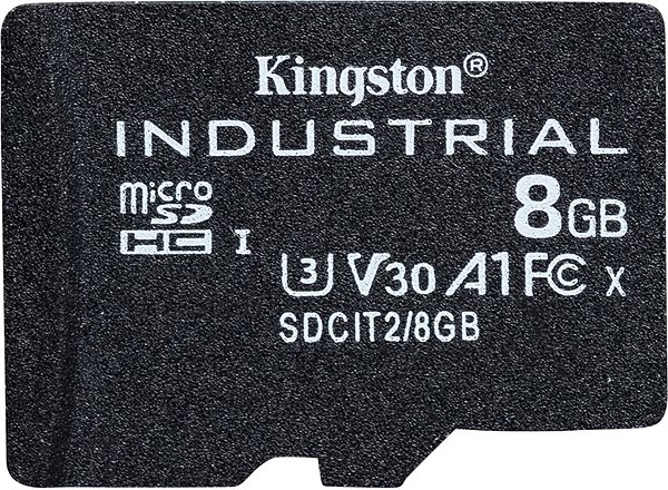 Memóriakártya Kingston MicroSDHC 8GB Industrial + SD adapter ...