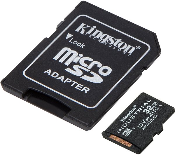 Speicherkarte Kingston MicroSDHC 32GB Industrial + SD-Adapter ...