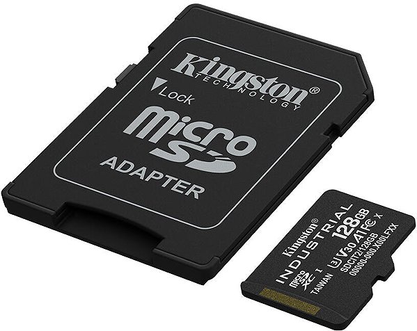 Speicherkarte Kingston MicroSDXC 128GB Industrial + SD-Adapter ...
