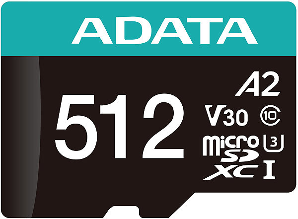 Speicherkarte ADATA MicroSDXC 512 GB Premier Pro + SD-Adapter ...