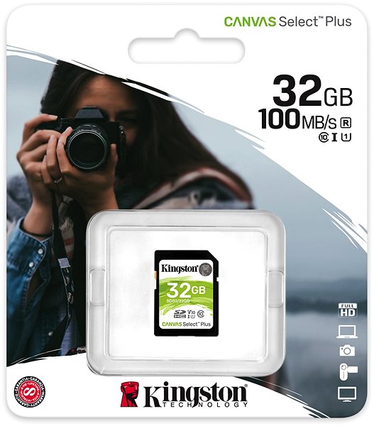 Paměťová karta Kingston SDHC 32GB Canvas Select Plus ...