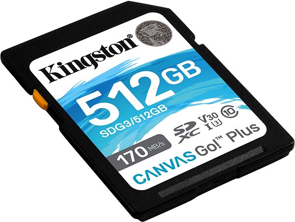Pamäťová karta Kingston Canvas Go! Plus SDXC 512GB + SD adaptér ...