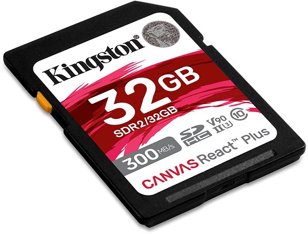 Paměťová karta Kingston SDHC 32GB Canvas React Plus ...