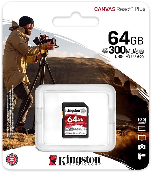 Speicherkarte Kingston SDXC 64 GB Canvas React Plus ...