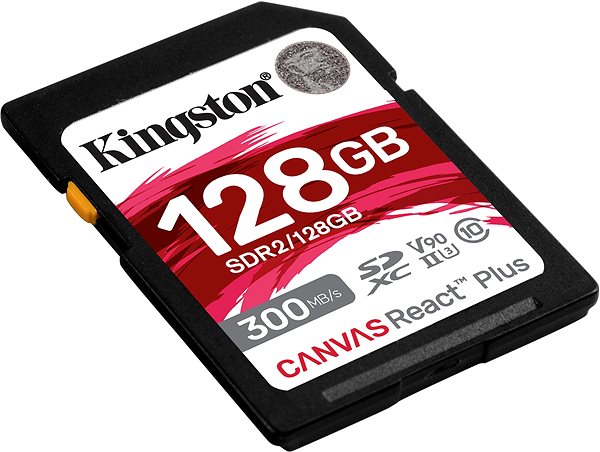 Paměťová karta Kingston SDXC 128GB Canvas React Plus ...