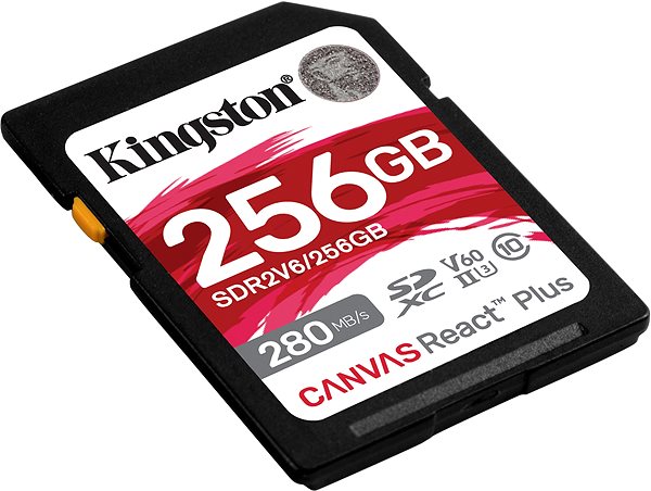 Speicherkarte Kingston SDXC 256GB Canvas React Plus V60 ...