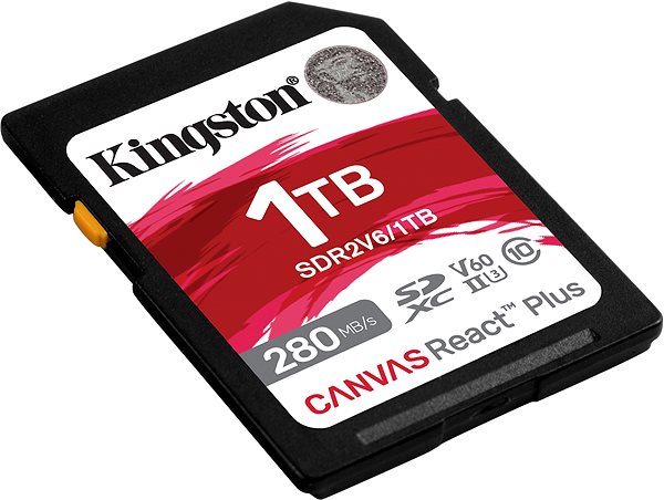 Memóriakártya Kingston SDXC 1TB Canvas React Plus V60 ...