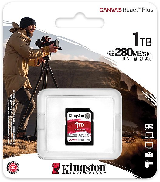 Speicherkarte Kingston SDXC 1TB Canvas React Plus V60 ...