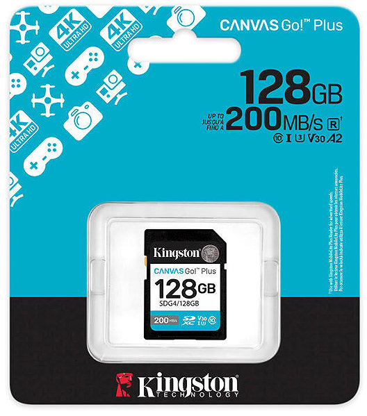 Speicherkarte Kingston SDXC Canvas Go Plus Gen4 128 GB ...