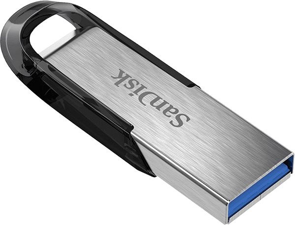 USB Stick SanDisk Ultra Flair 512 GB schwarz Seitlicher Anblick