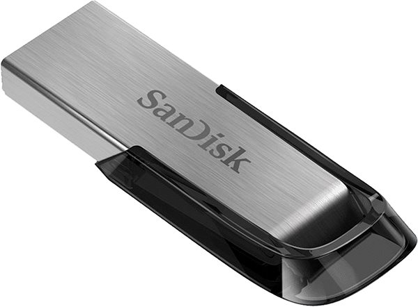 Pendrive SanDisk Ultra Flair 512GB - fekete Oldalnézet