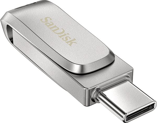 USB Stick SanDisk Ultra Dual Drive Luxe 128GB Seitlicher Anblick