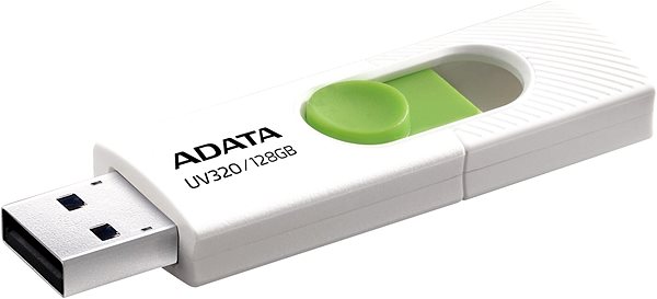 Pendrive ADATA UV320 128GB, fehér-zöld ...