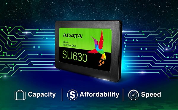 SSD meghajtó ADATA Ultimate SU630 SSD 480GB Jellemzők/technológia