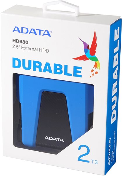 Externý disk ADATA HD680  2 TB, modrá ...