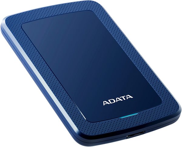 Externí disk ADATA HV300 externí HDD 1TB USB 3.1, modrý Boční pohled