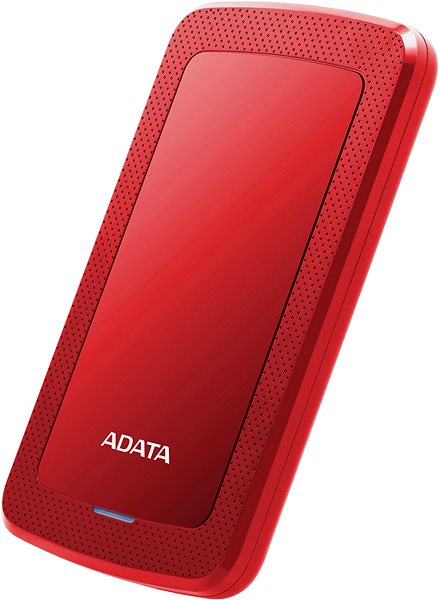 Külső merevlemez ADATA HV300 külső HDD 1TB 2.5'' USB 3.1 piros Oldalnézet