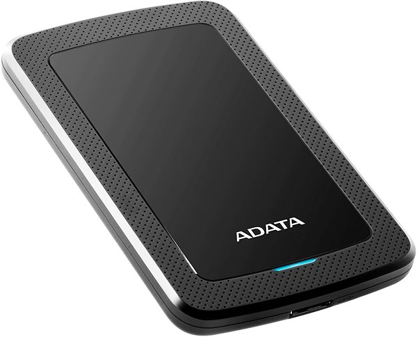 Externí disk ADATA HV300 externí HDD 2TB USB 3.1, černý Boční pohled
