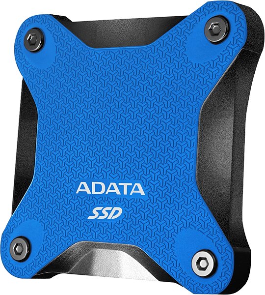 Externe Festplatte ADATA SD600Q SSD 240 GB Blau Seitlicher Anblick