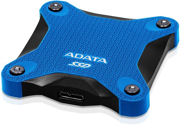Externe Festplatte ADATA SD600Q SSD 240GB, blau Anschlussmöglichkeiten (Ports)