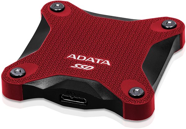 Külső merevlemez ADATA SD600Q SSD 240GB, piros Csatlakozási lehetőségek (portok)