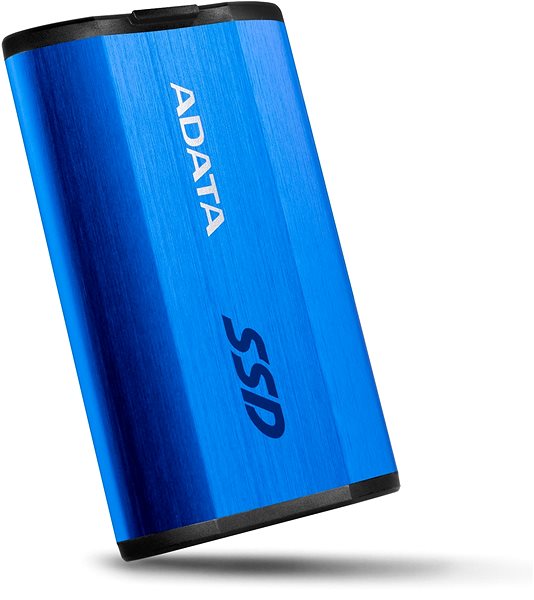 Externí disk ADATA SE800 SSD 1TB modrý Boční pohled