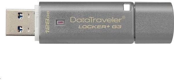 USB kľúč Kingston DataTraveler Locker+ G3 128 GB Screen