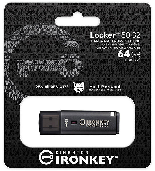 Flash Drive Kingston IronKey+50 G2 64GB ...