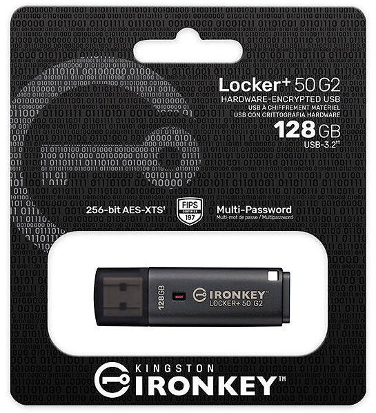 Flash Drive Kingston IronKey+50 G2 128GB ...