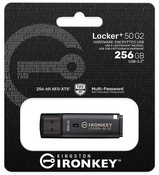 Flash Drive Kingston IronKey+50 G2 256GB ...
