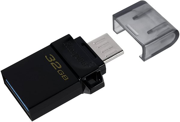 Pendrive Kingston DataTraveler MicroDuo3 G2 32 GB Oldalnézet