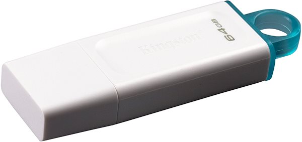 USB Stick Kingston DataTraveler Exodia 64 GB - weiß-blau Seitlicher Anblick