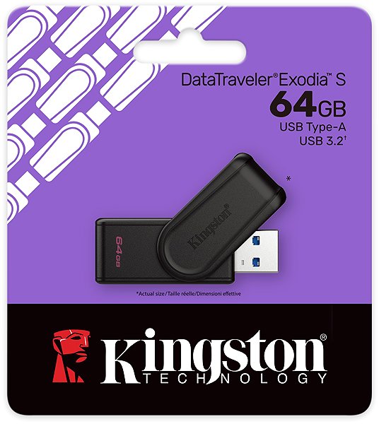 Flash Drive Kingston DataTraveler Exodia S 64GB ...