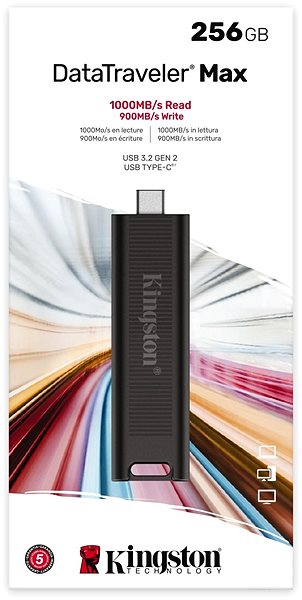 Flash disk Kingston DataTraveler Max USB-C 256GB Obal/krabička