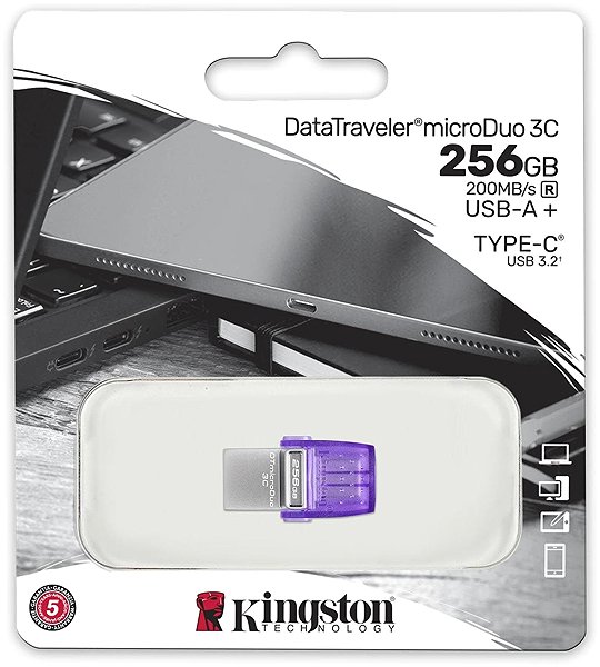 Flash Drive Kingston DataTraveler MicroDuo 3C 256GB ...