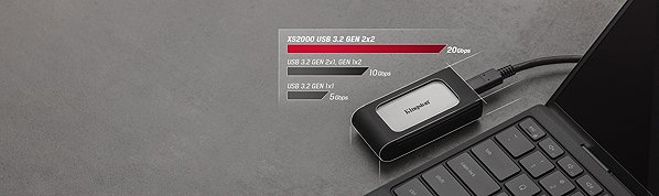 External Hard Drive Kingston XS2000 Portable SSD 4TB ...