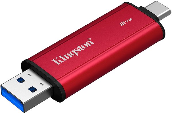 External Hard Drive Kingston Dual Portable SSD 2TB ...